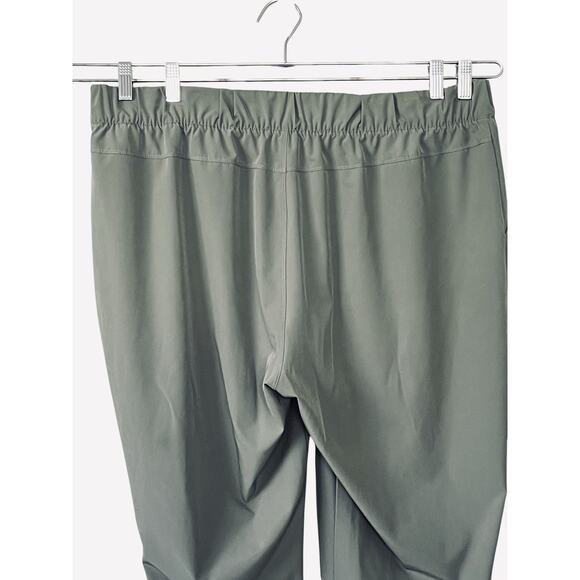 T By Talbots Pants Size 2X Wide Crop Leg Stretch High Rise Green Casual Coastal - Picture 5 of 13